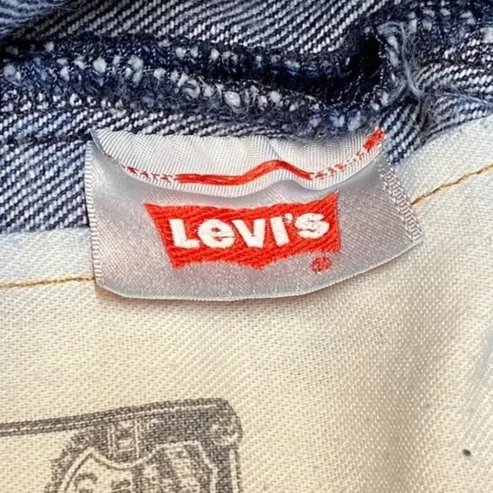 Levi's 501 Jeans Men's (36x30 Tag) Blue Straight Reg Button Fly Jean (35x29 Fit)
